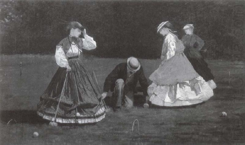 Das Krocketspiel, Winslow Homer